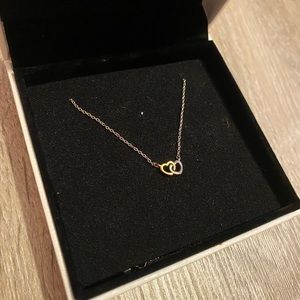 Pandora Double Heart Necklace